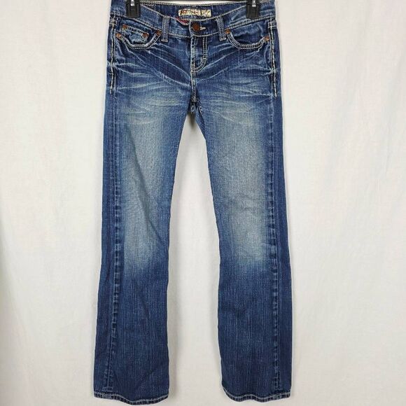 BKE Lexi Bootcut Jeans Women’s 26x31.5 Embellished Pockets - Picture 2 of 16